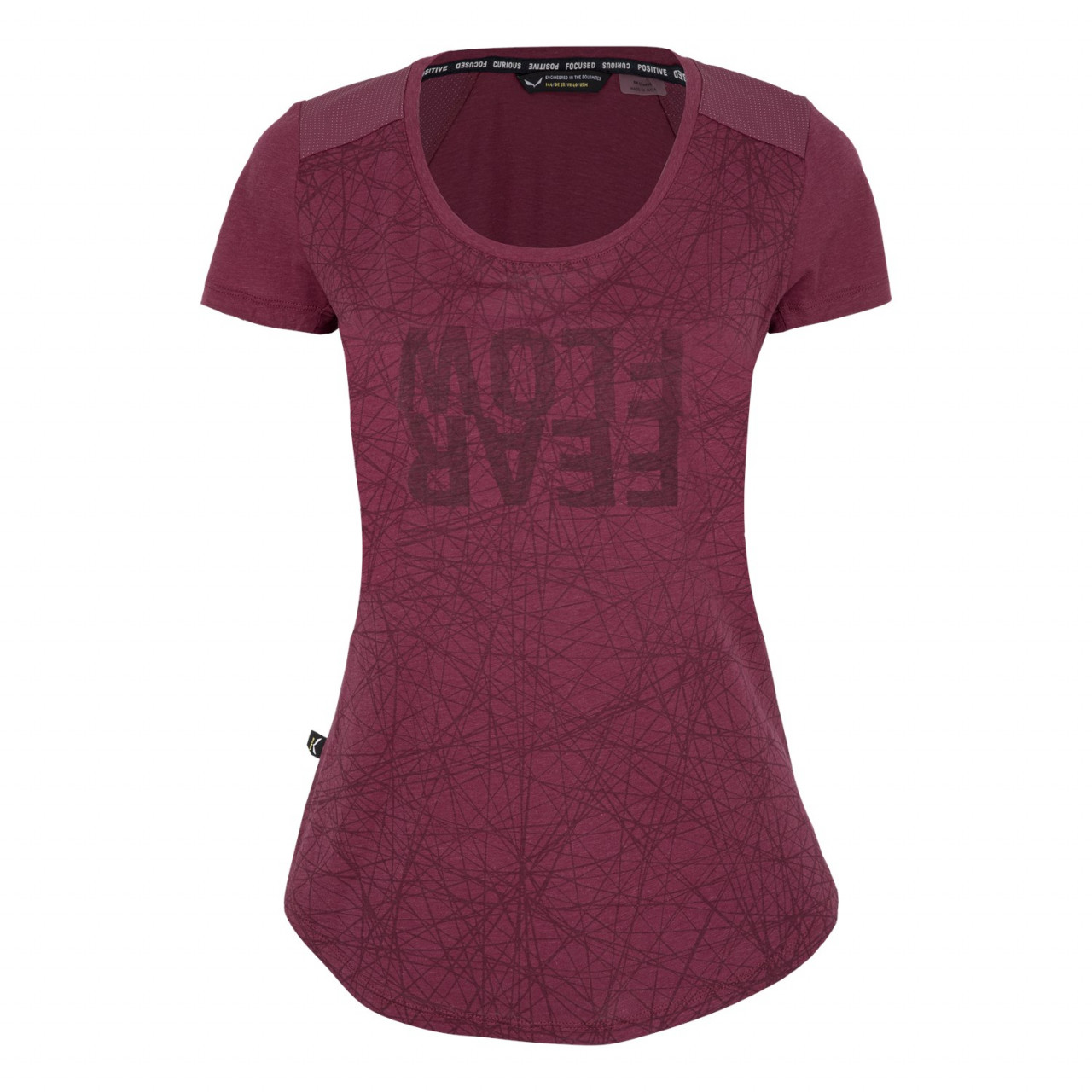 Camisetas Mujer Chile - Salewa Alpine Hemp Print - Moradas/Rojas - UFDL-36240